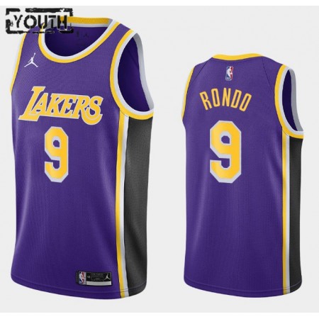 Maglia Los Angeles Lakers Rajon Rondo 9 2020-21 Jordan Brand Statement Edition Swingman - Bambino